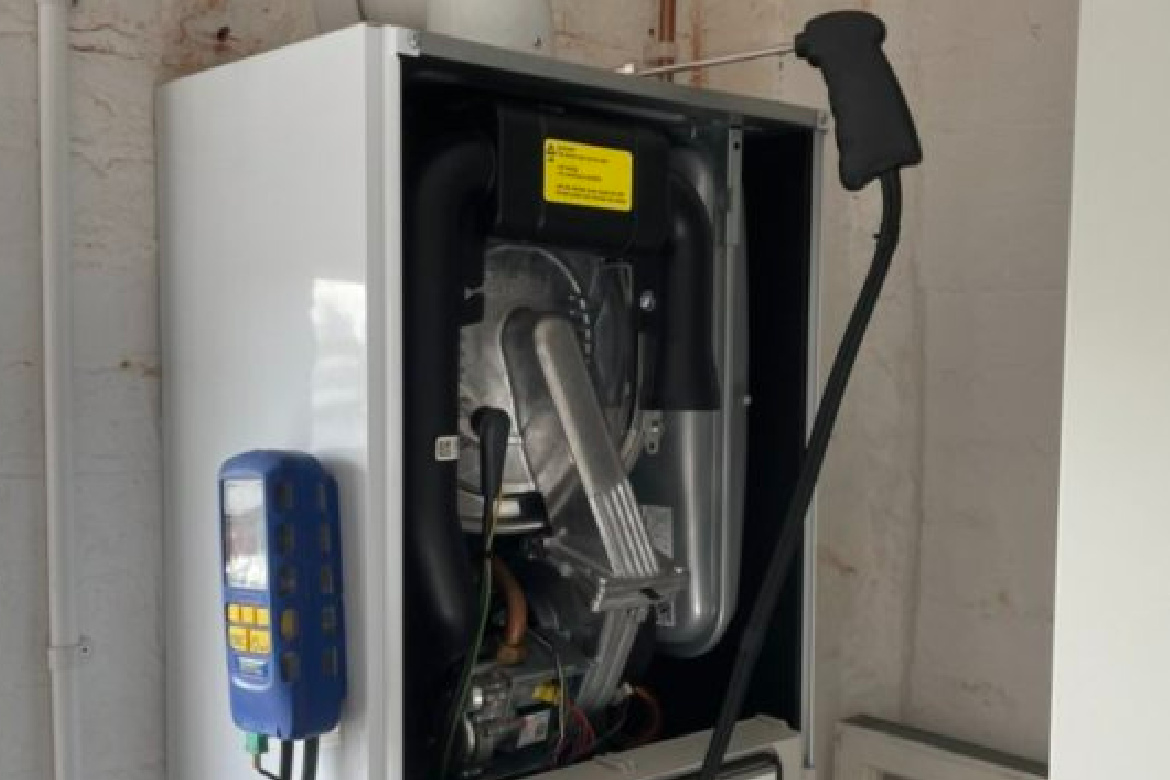 Gas safety inspection in progress